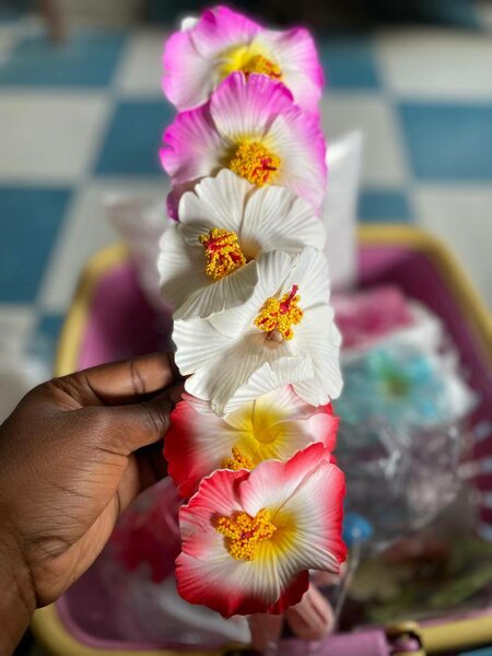 Fleurs Décoratives cheveux