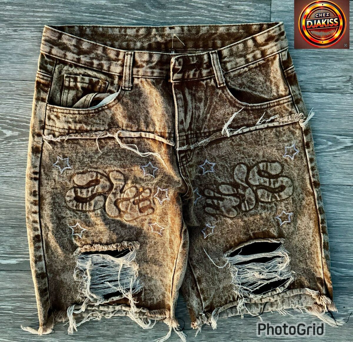 Shorts en jean déchirés stylés