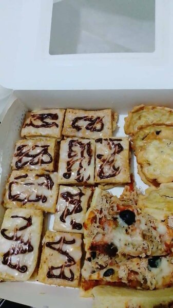 Assortiment de mini-pizzas