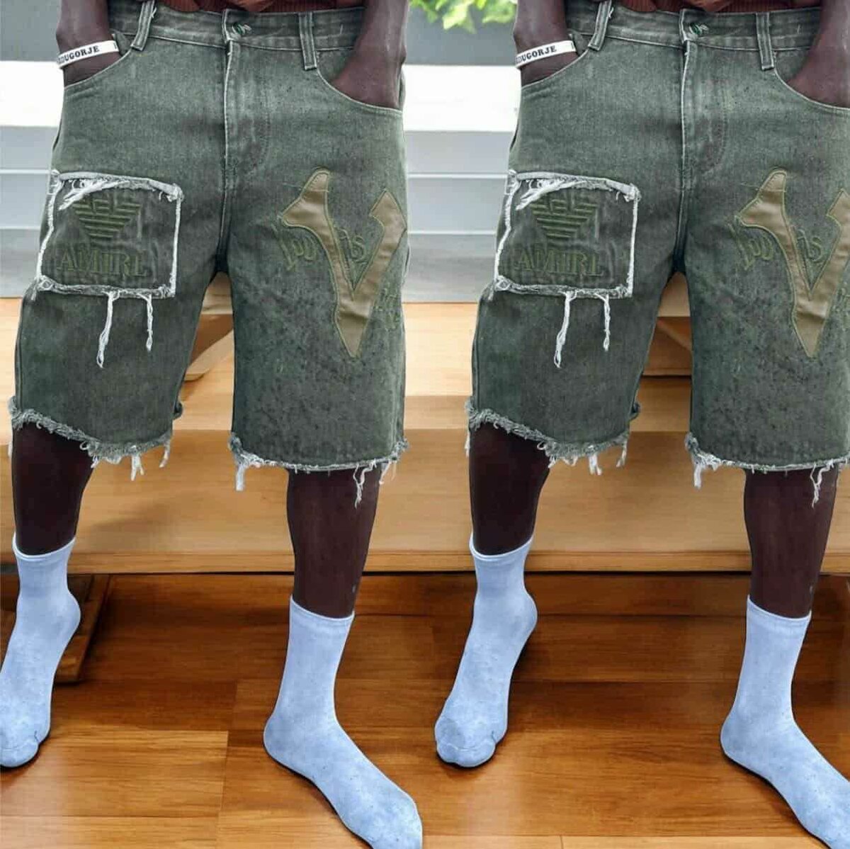 Shorts en jean décontractés