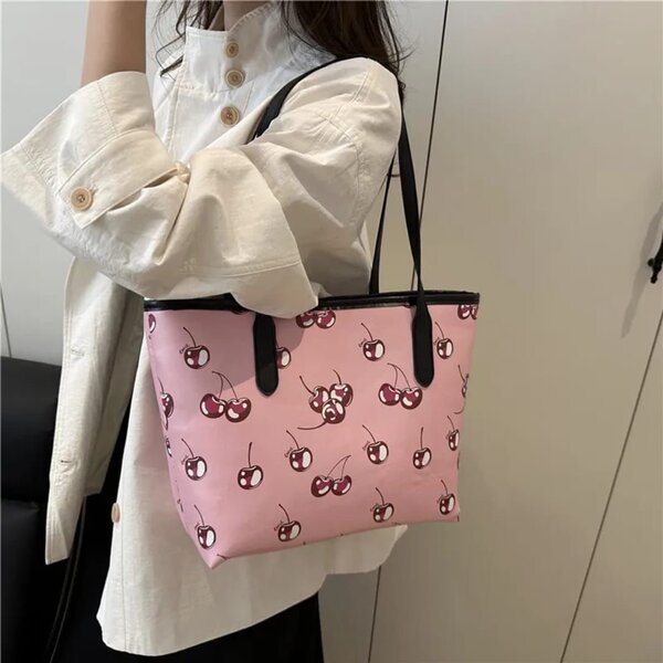 Sac cabas cerises élégant