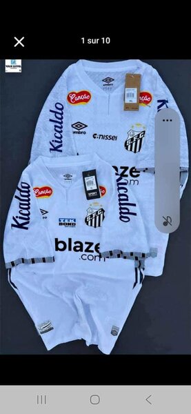 Maillot de football Santos FC