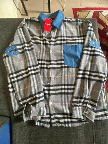 Chemise à carreaux Burberry pour homme