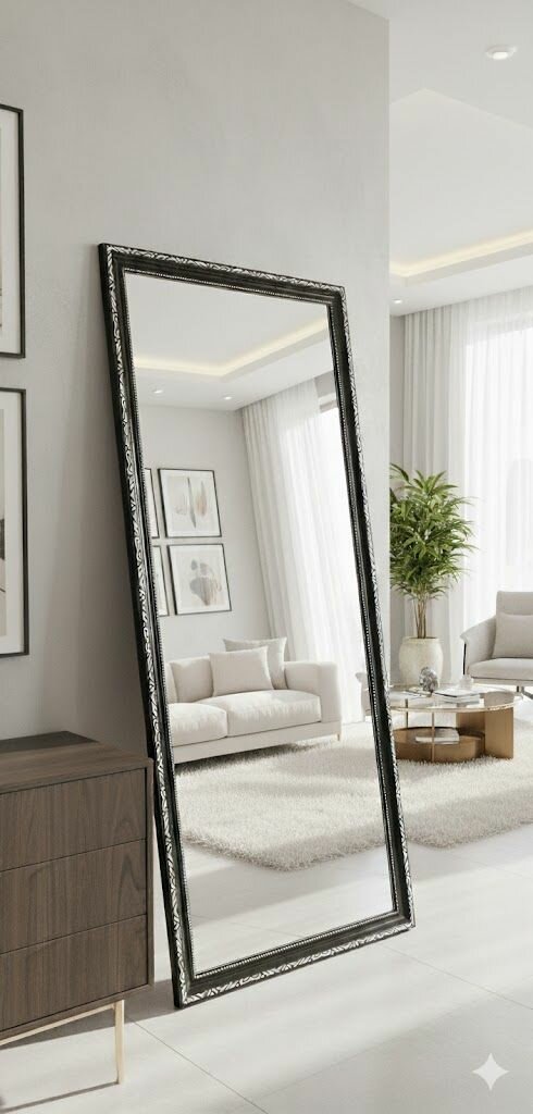 Grand miroir chic