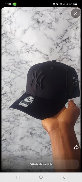 Casquette New York Yankees MLB noire