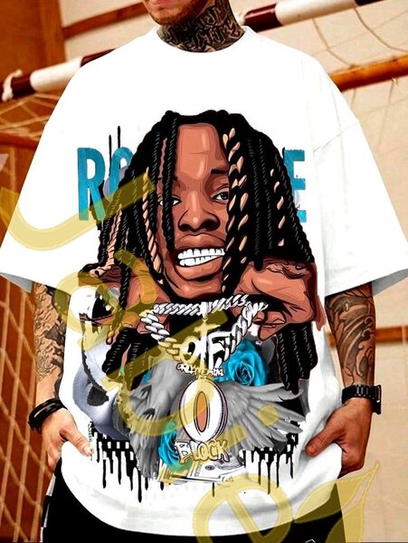 T-shirt graphique hip-hop