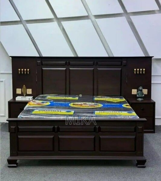 Lit adulte design en bois