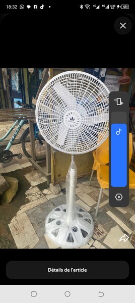 Ventilateur sur pied réglable