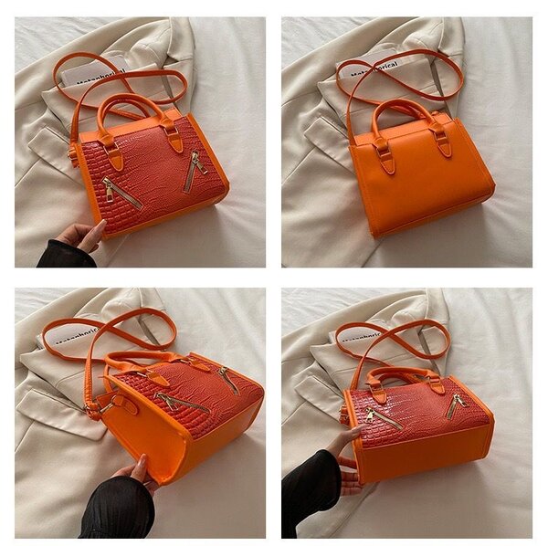 Sac à main femme orange
