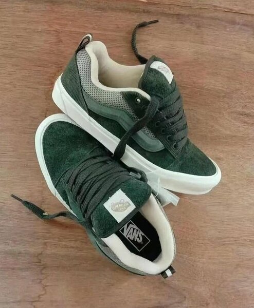 Baskets Vans vertes unisexes