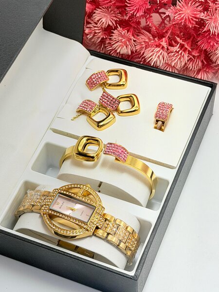 Ensemble Montre et Bijoux Femme