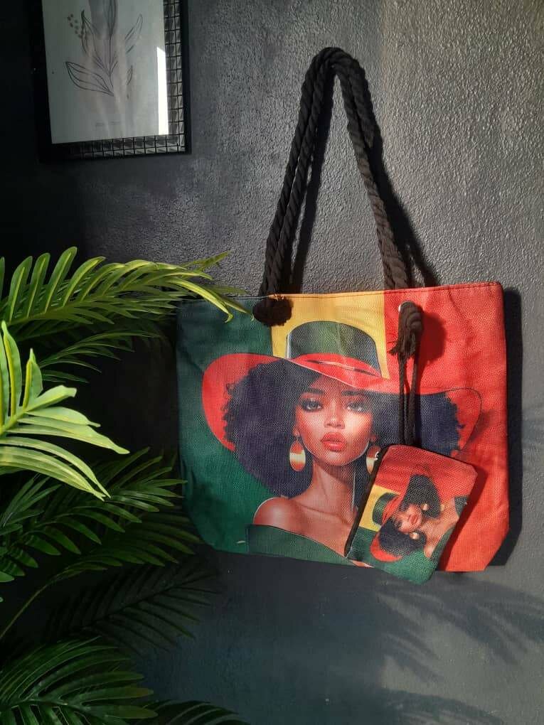 Sac à main illustré pour femmes