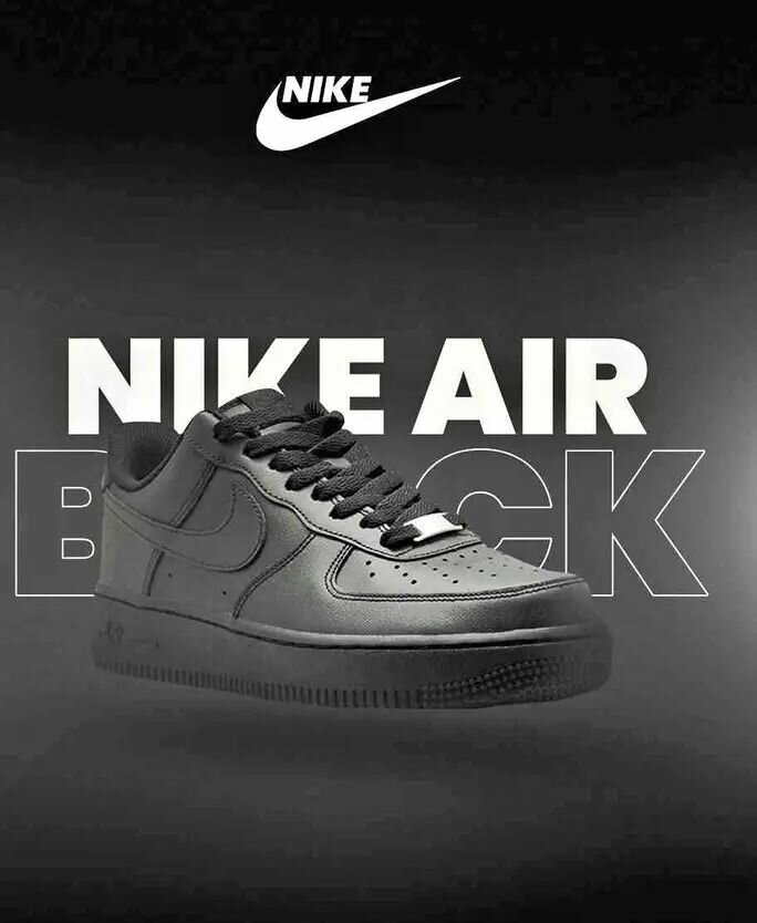 Nike Air Force 1 noir
