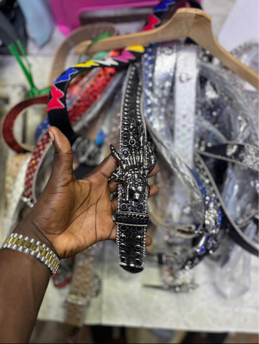 Ceinture strass pour femme