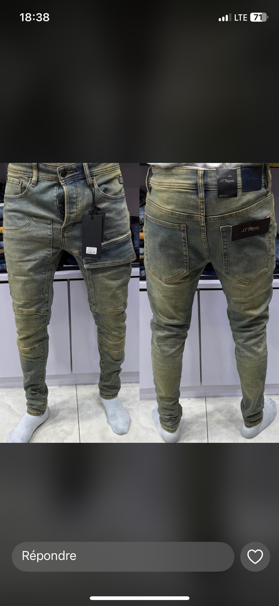 Jeans homme slim déchirés