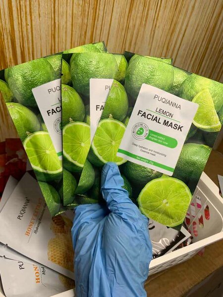 Masque  Citron Éclat(3pcs)