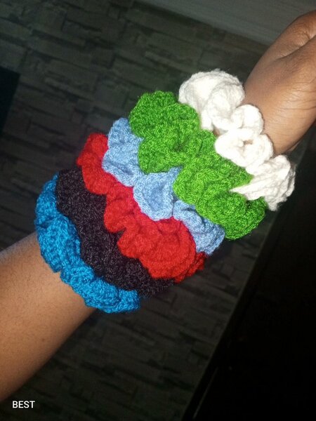 Handmade Crochet Scrunchies