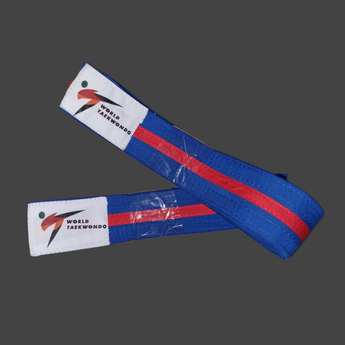 Ceinture bleu barrée de Tkd