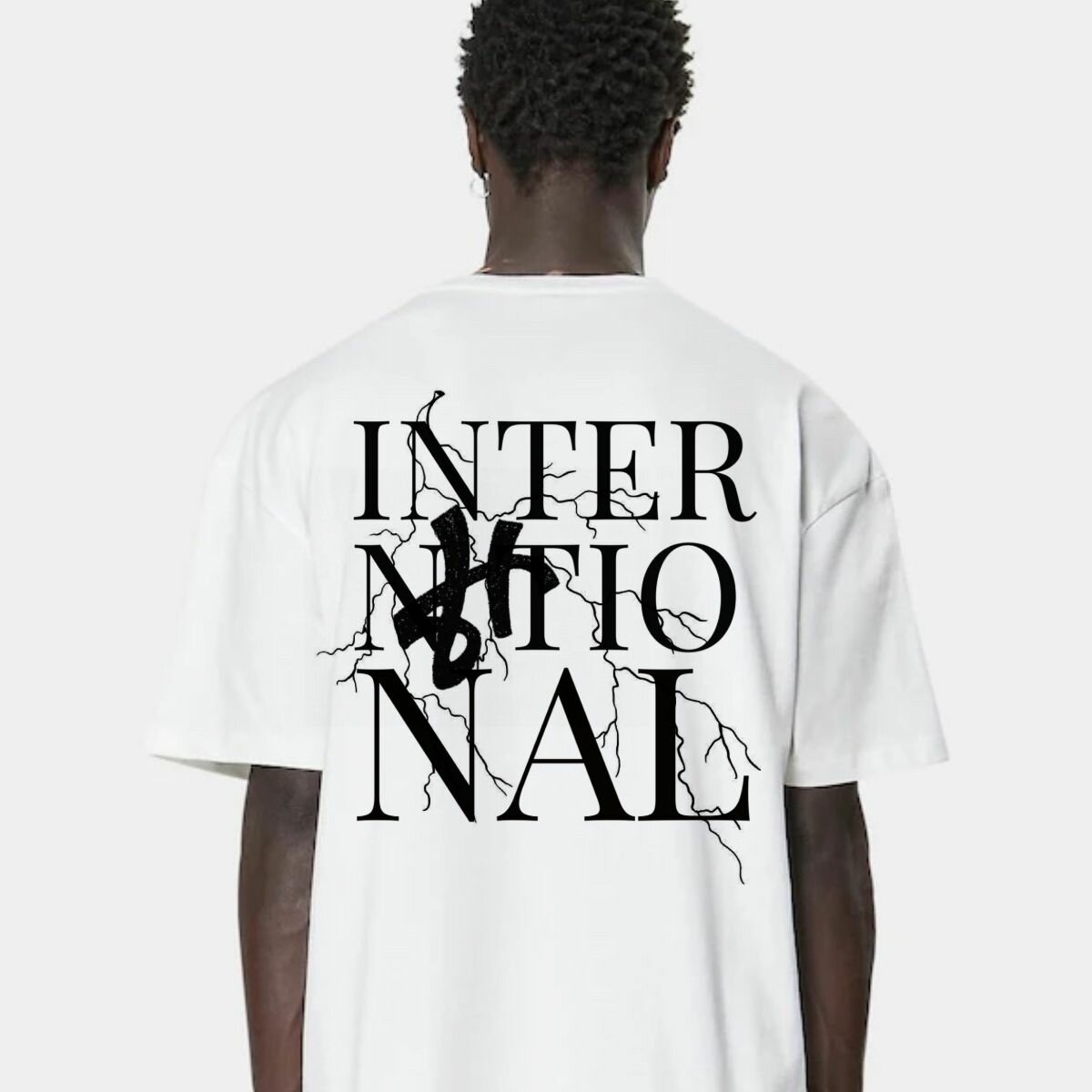 T-shirt blanc unisexe