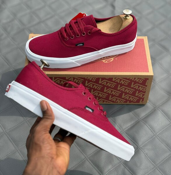 Baskets Vans rouges classiques