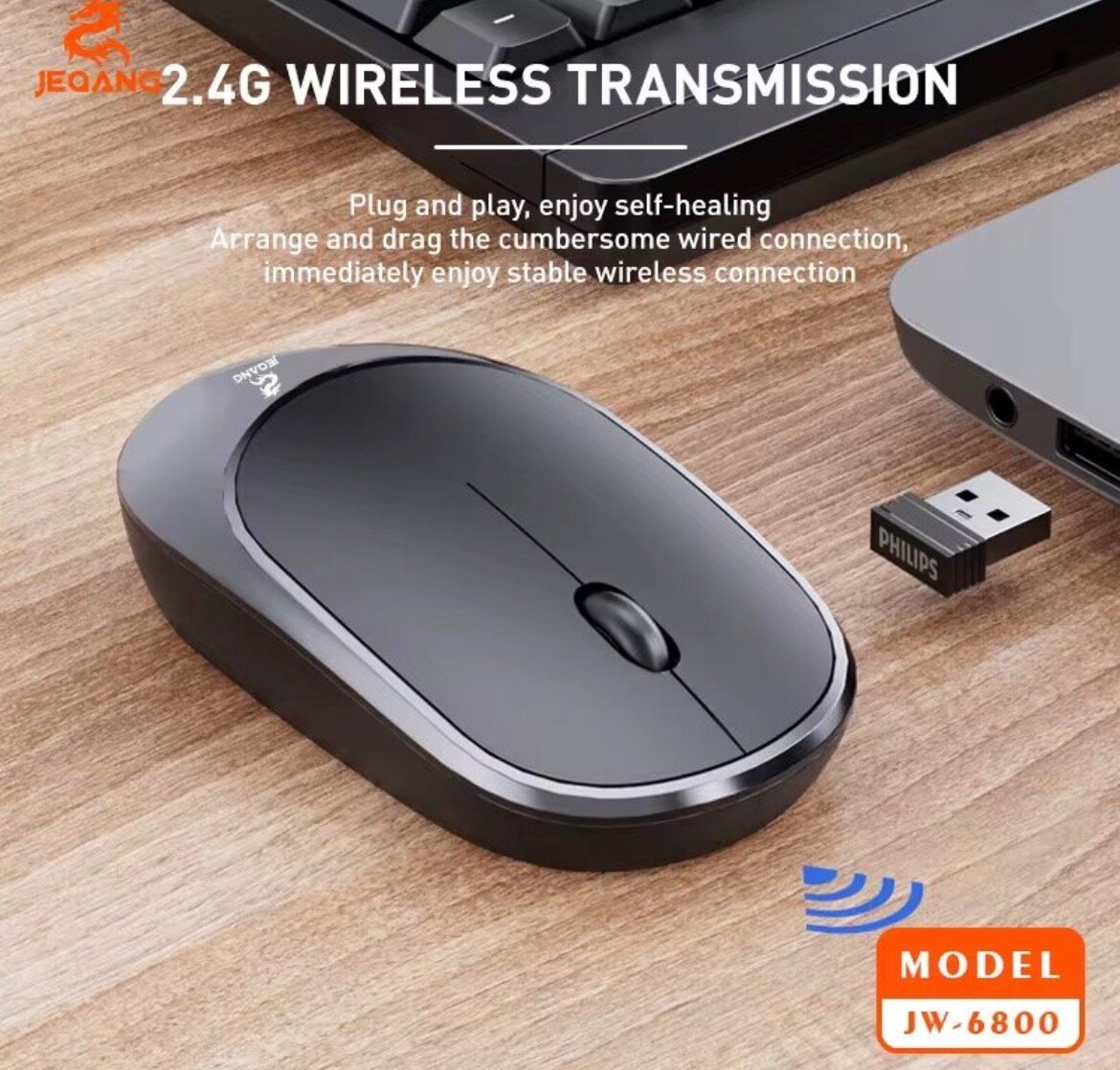 Clavier et Souris Sans Fil Jeqang