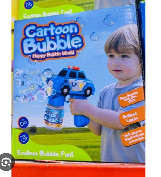 Pistolet à bulles voiture enfant