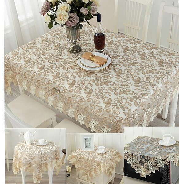 Nappe en dentelle florale élégante