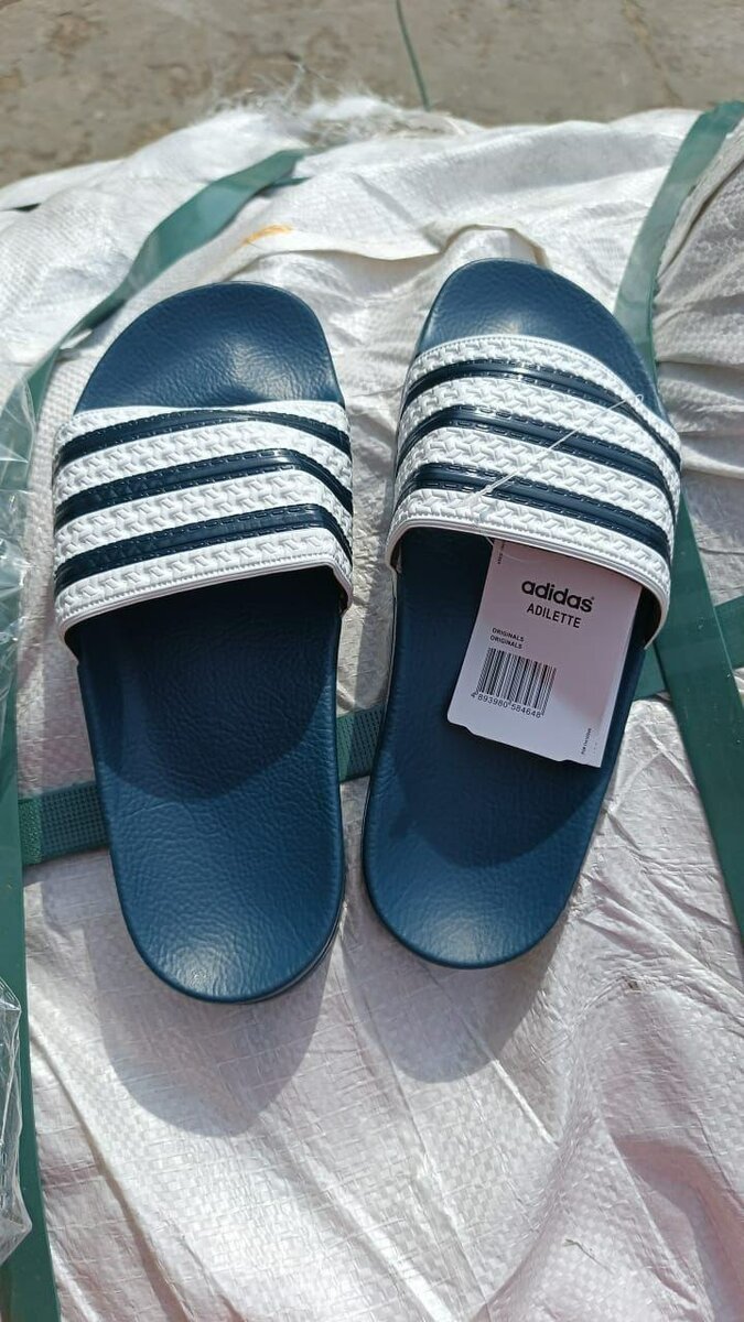 Adidas Sandales Adilette Bleu