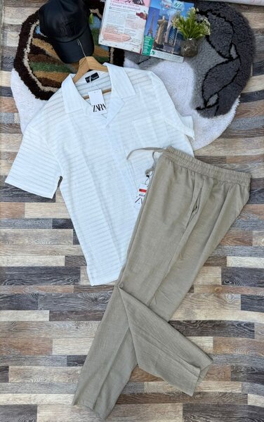 Ensemble Chemise et Pantalon Décontracté Hommes