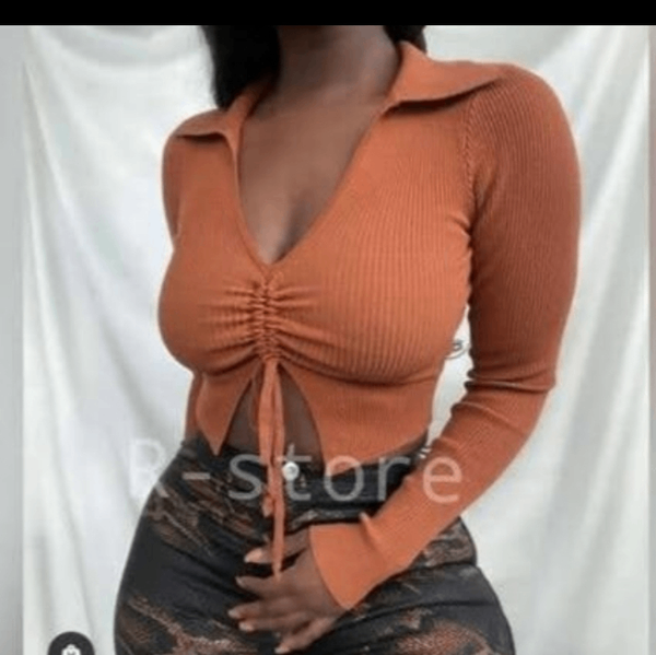 Haut à Manches Longues Noué