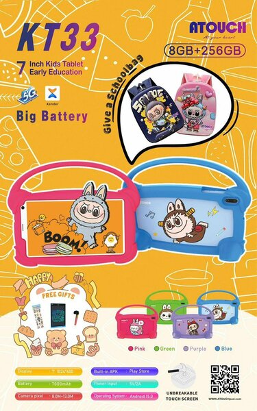 Tablette Enfant 7" 8GB+256GB