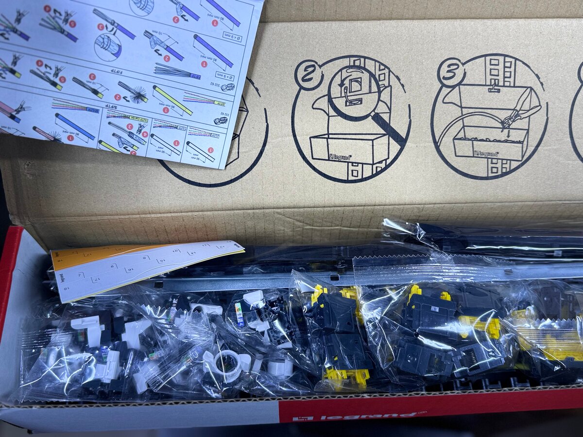 Panneau de brassage Legrand 24