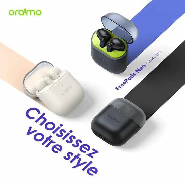 Écouteurs sans fil oraimo FreePods Neo