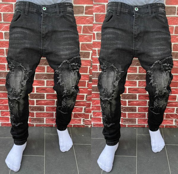 Jean déchiré tendance homme