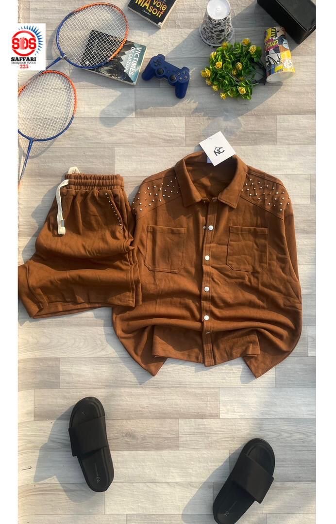 Ensemble homme chemise et short
