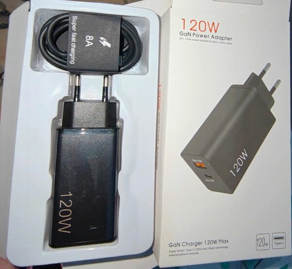 Chargeur GaN 120W super rapide