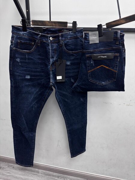 Jean slim bleu foncé homme