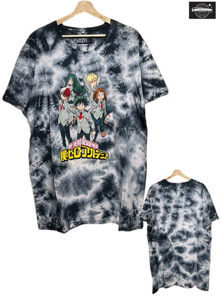 T-shirt My Hero Academia noir et blanc