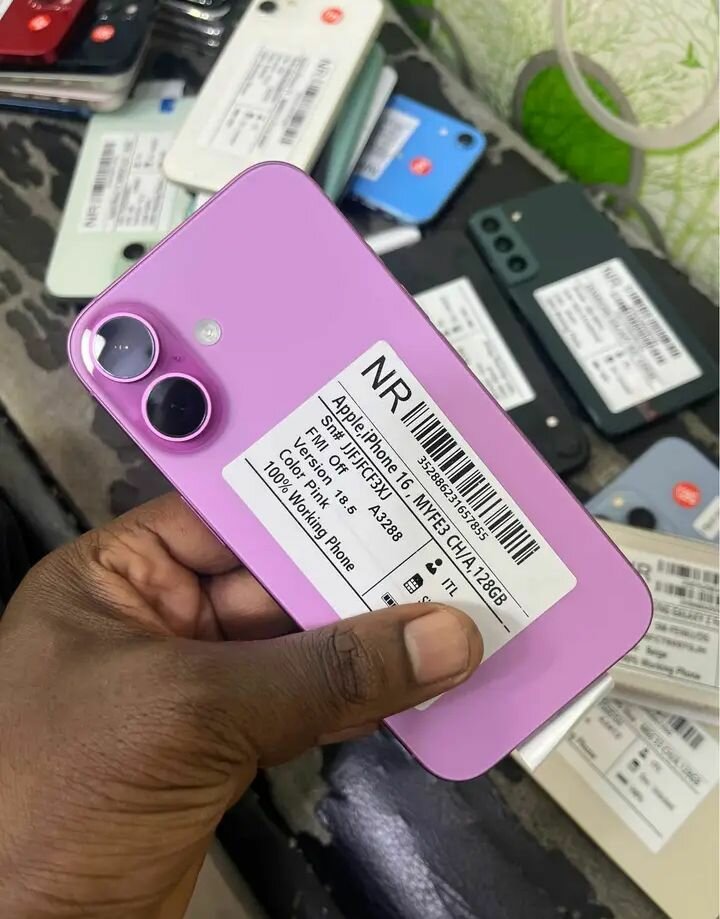 iPhone 16 Rose Frais 128GB