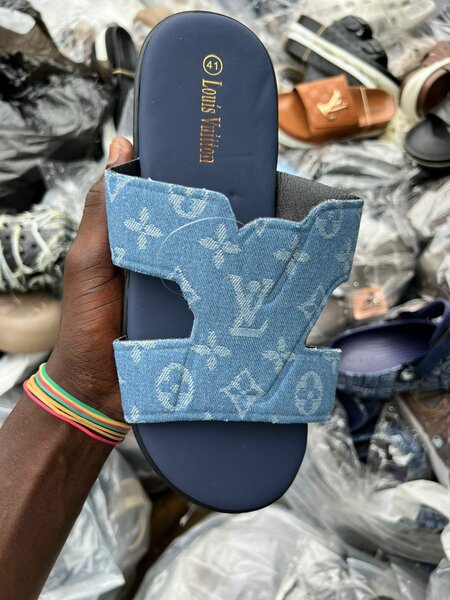 Sandales en denim Louis