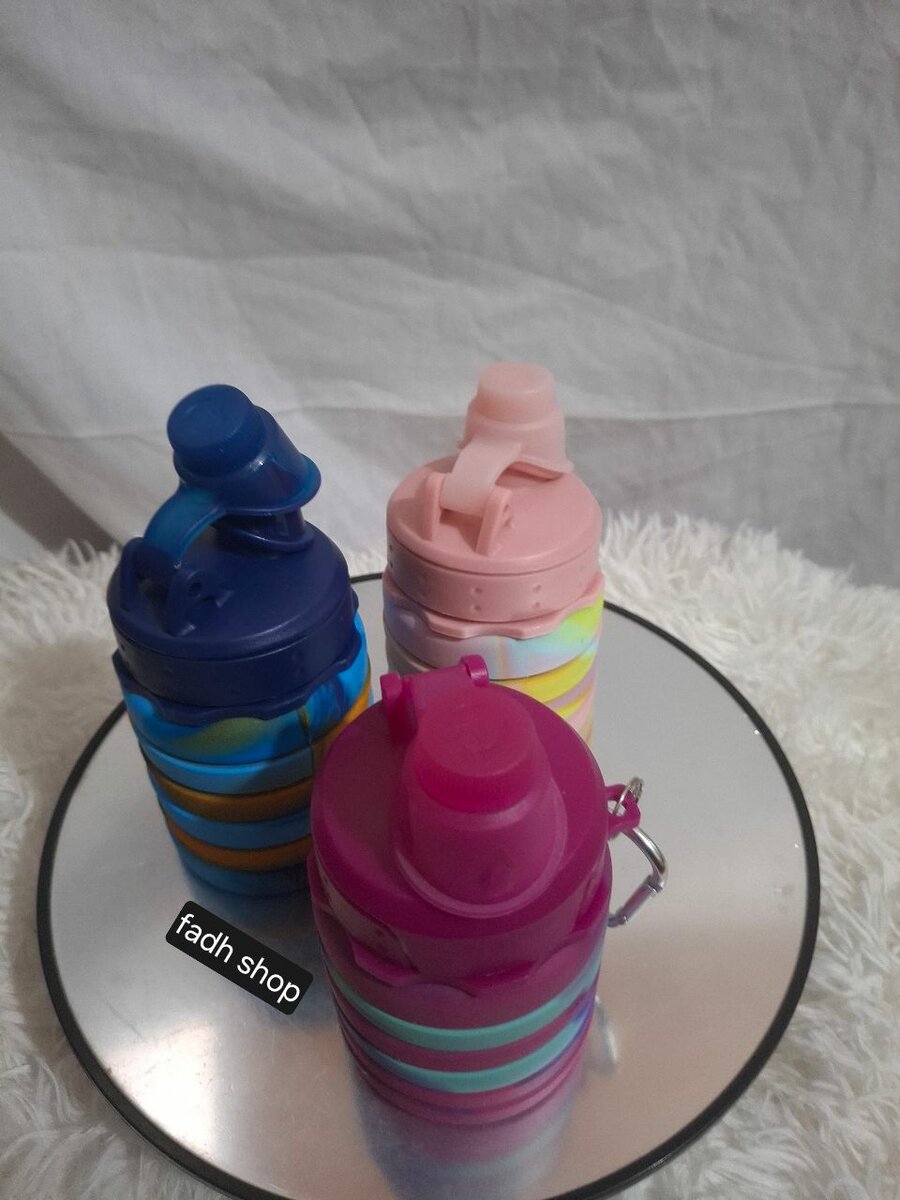 Gourdes pliables en silicone
