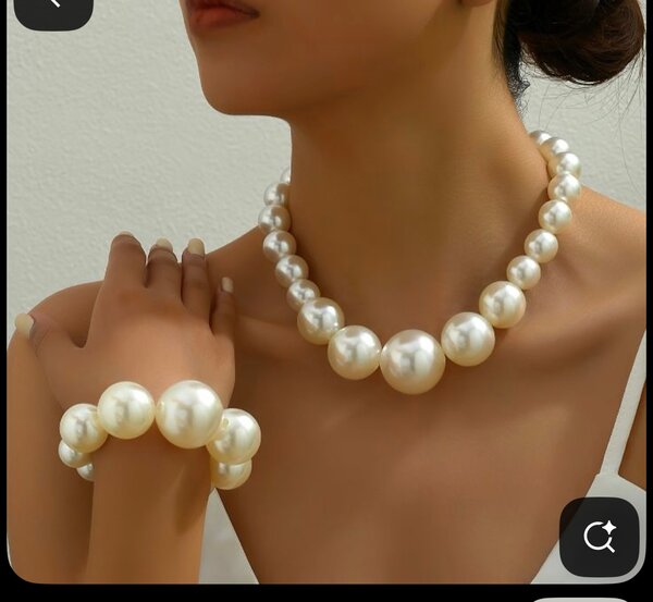 Collier et Bracelet Perles