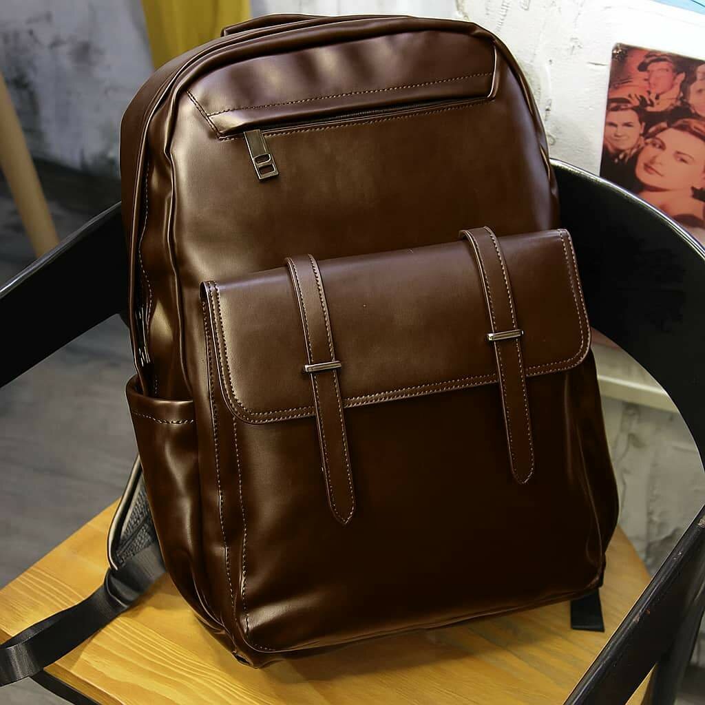 Sac à dos en cuir élégant