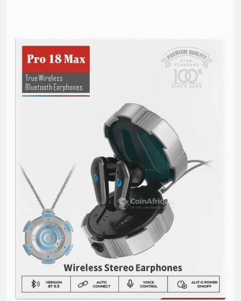 Écouteurs Bluetooth True Wireless Pro 18 Max