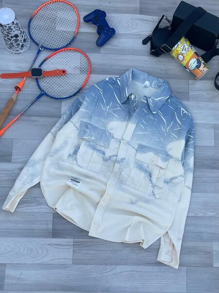 Chemise transparente pour homme