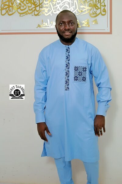 Ensemble  homme bleu clair