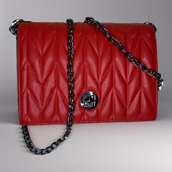 Sac à main rouge élégant