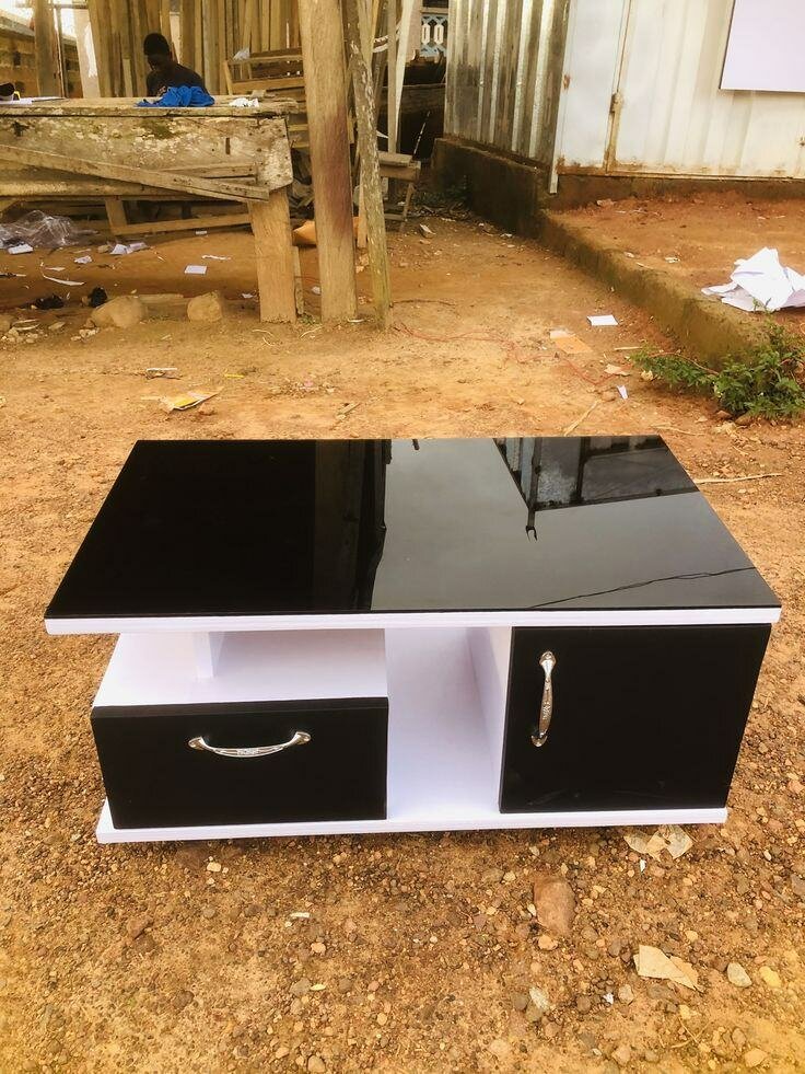 Table basse moderne noire