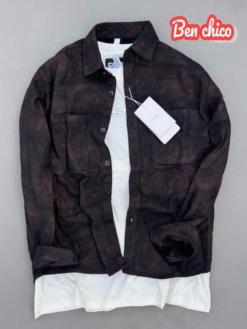 Chemise noire Ben chico pour homme