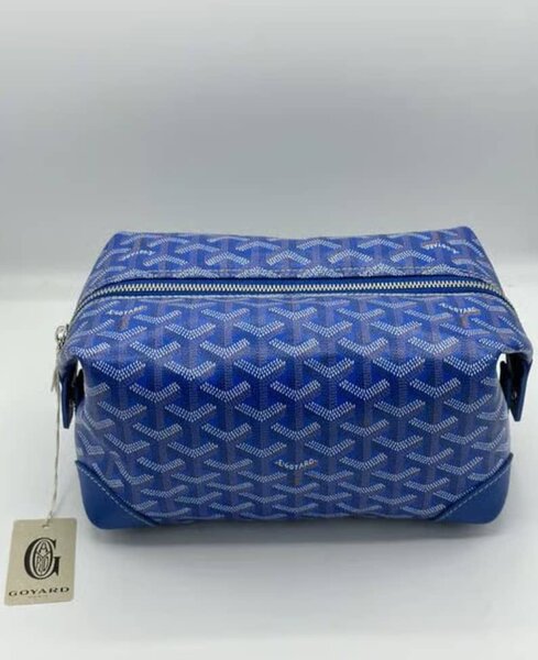 Trousse de toilette Goyard bleue
